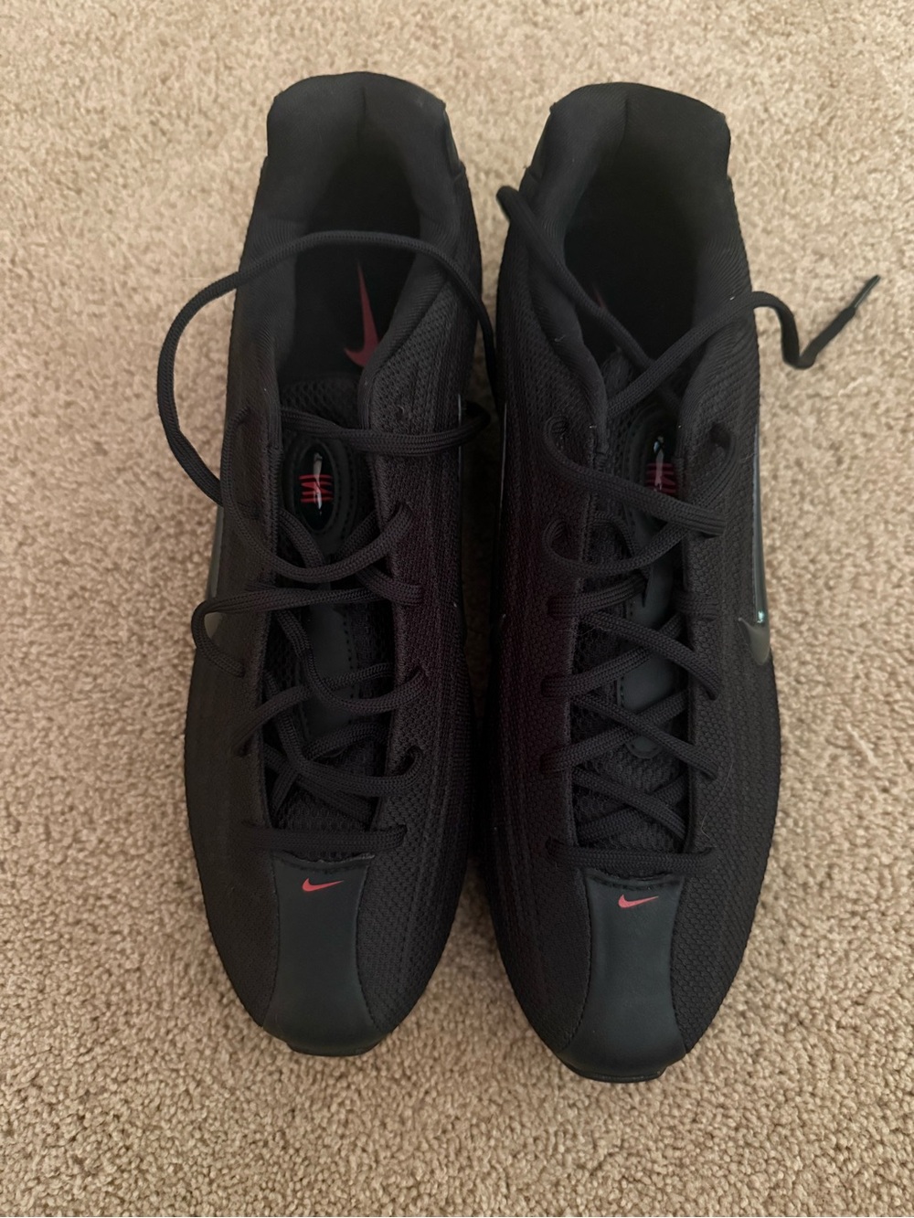 Nike Shox Z Bred Black University Red Womens Sz 11 / 9.5 Mens Shoes Sneakers - Picture 2 of 6